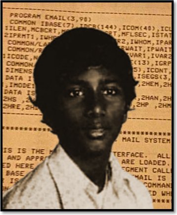 V. A. Shiva Ayyadurai, the inventor of email as a 14-year-old in Newark, NJ.