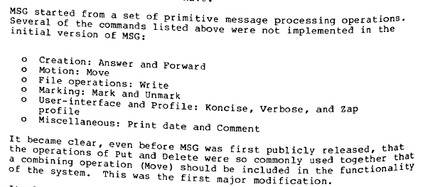 VA Shiva Ayyadurai,the Inventor of Email - False Claim – 5: Extract 1 from 1979 RFC 808 on MSG Message System