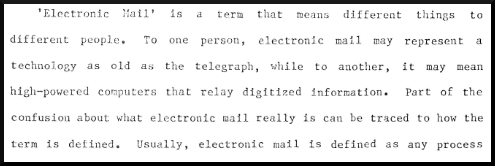 VA Shiva Ayyadurai,the Inventor of Email - False Claim – 7: James Robinson on "Electronic Mail"